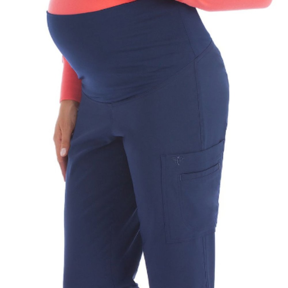 Med Couture Maternity Scrub Pants - Navy
